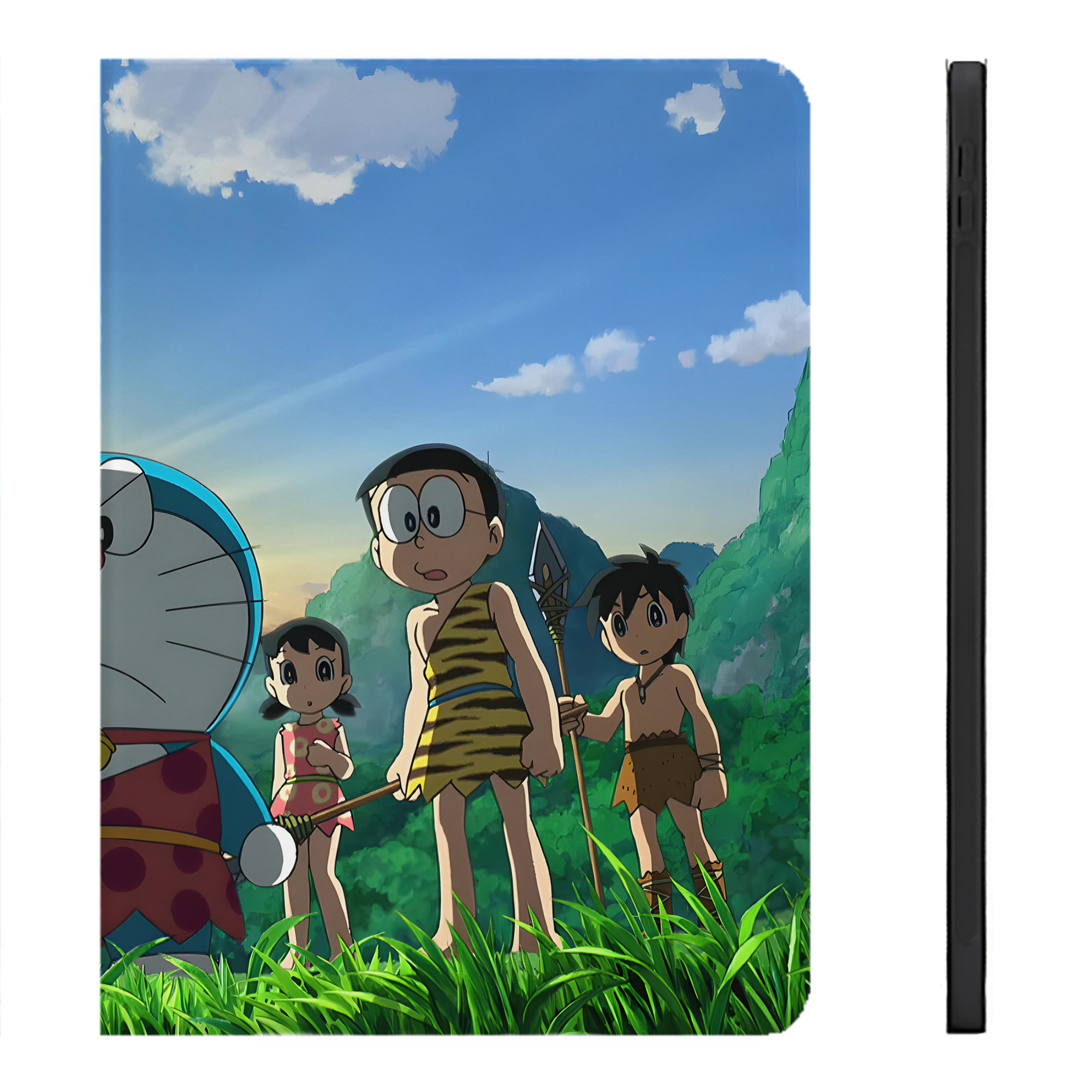 （画像用） ドラえもん Doraemon IPadケース ペンホルダー付き ブックスタイルデザイン